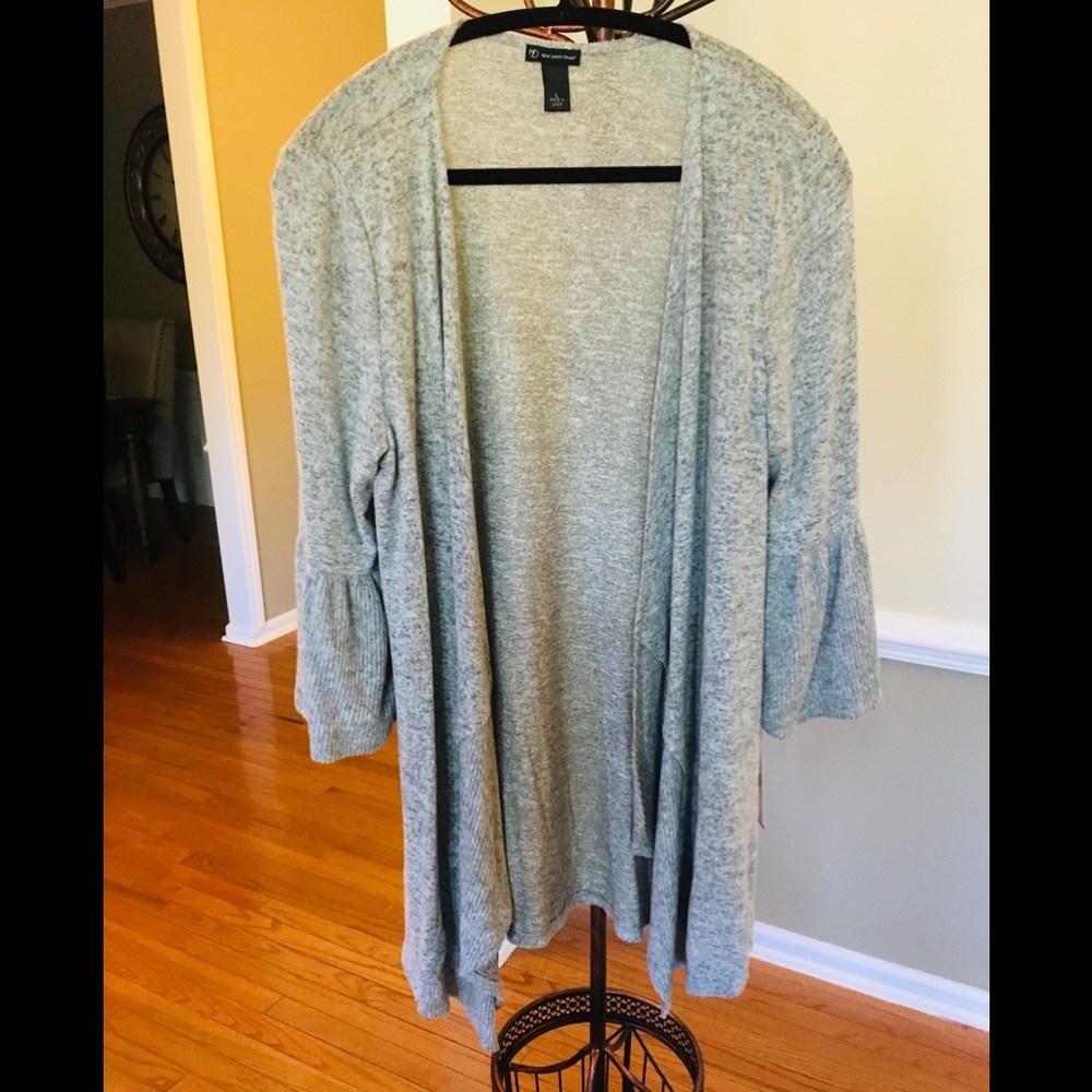 ND Open Cardigan w/Bell Sleeves